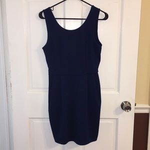 Casual dark blue dress size M